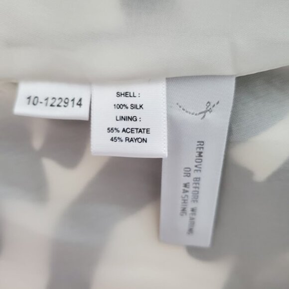 Ann Taylor Silk Strapless Fit & Flare Knee-Length Abstract Print Dress Size 6 - Picture 10 of 11